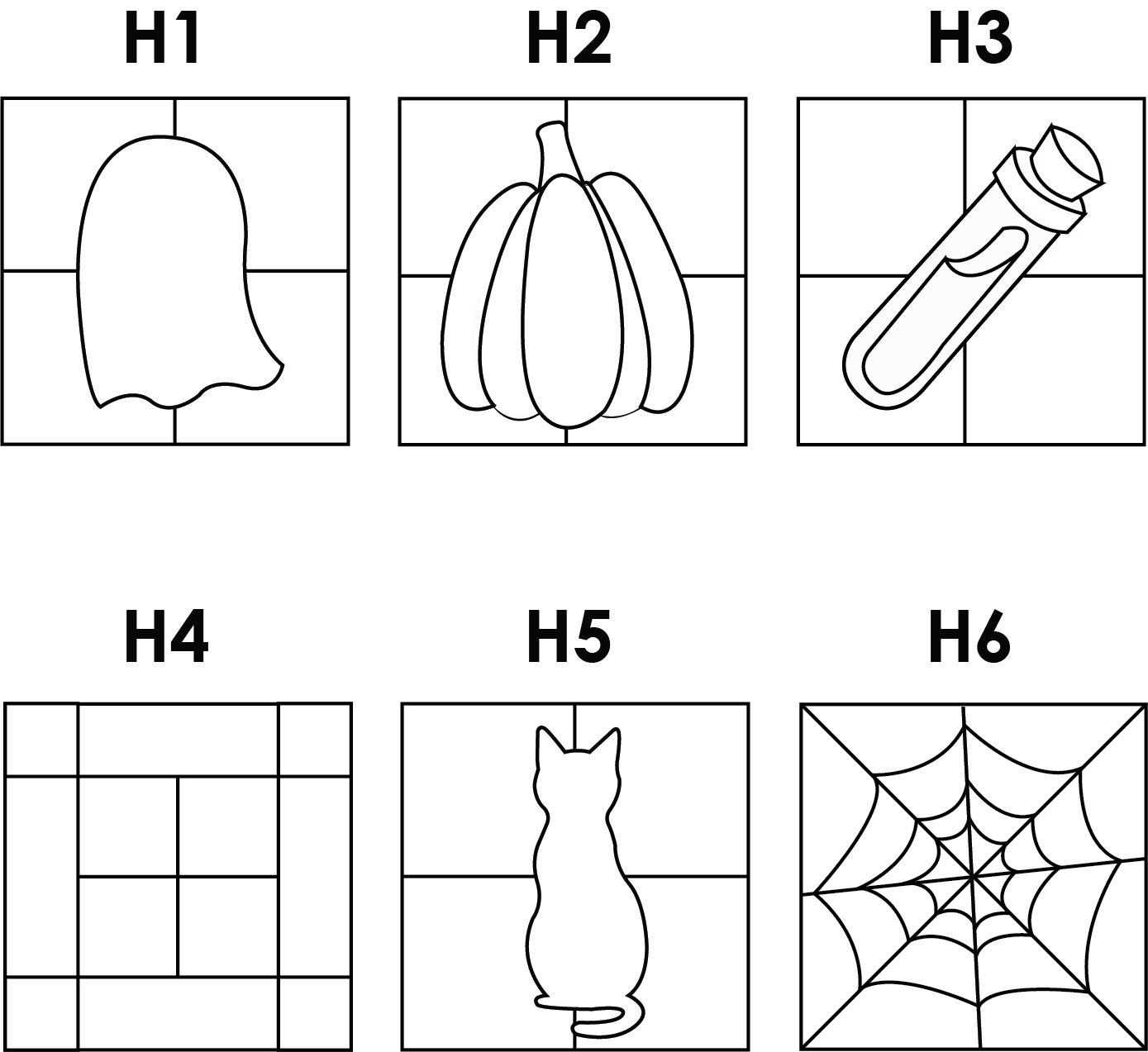 Halloween Kinusaiga Craft Kit (Pre-Cut)
