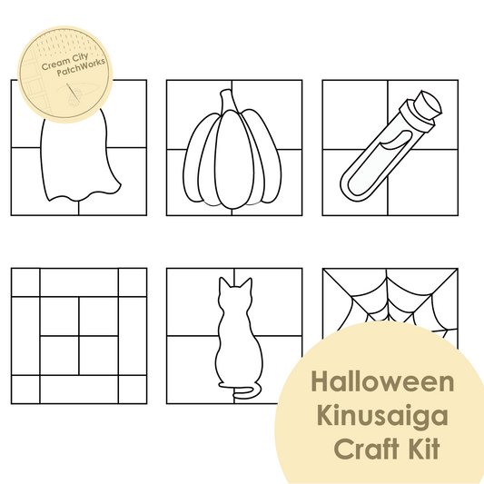Halloween Kinusaiga Craft Kit (Pre-Cut)