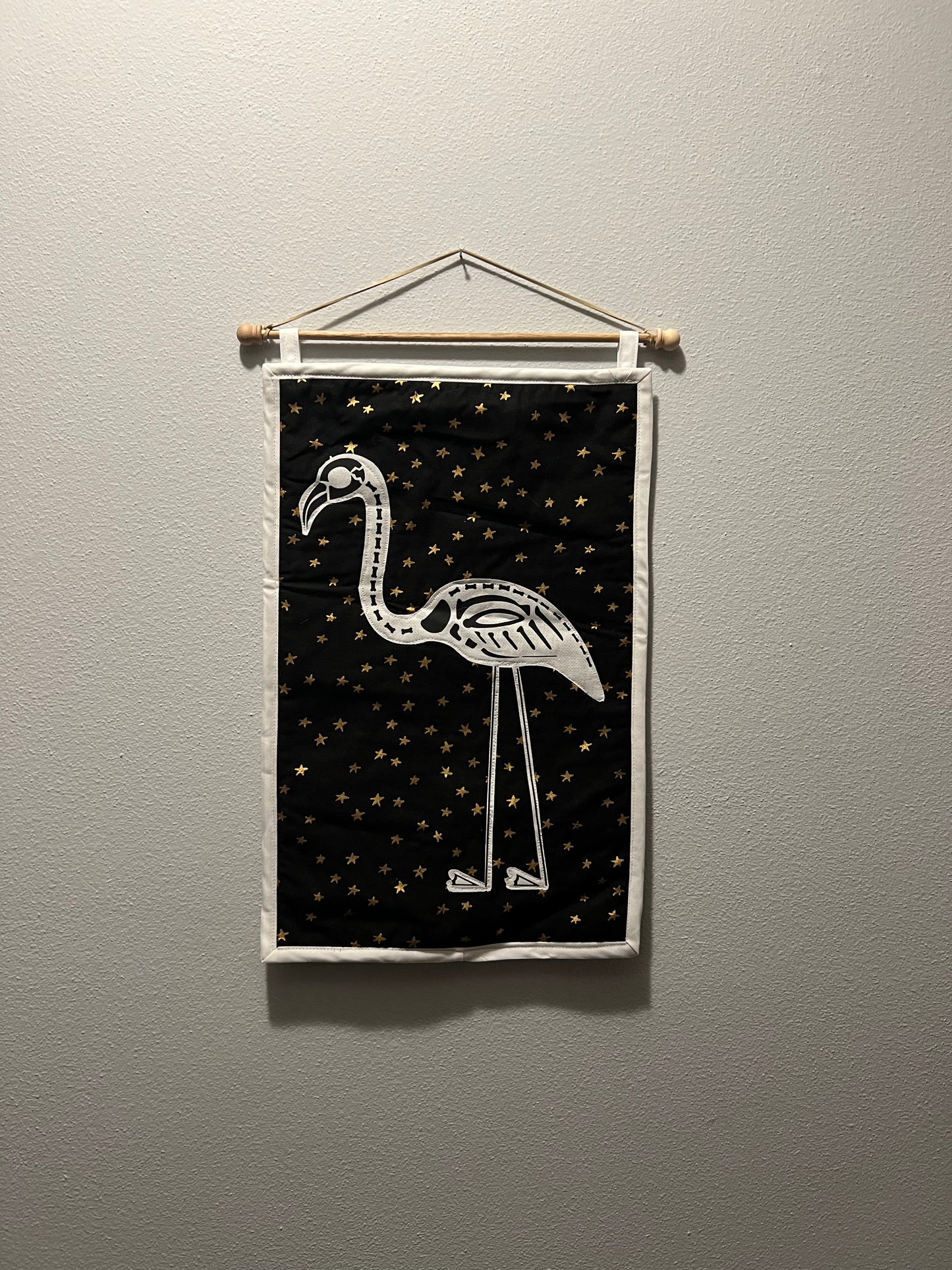 Banner - Skeleton Flamingo