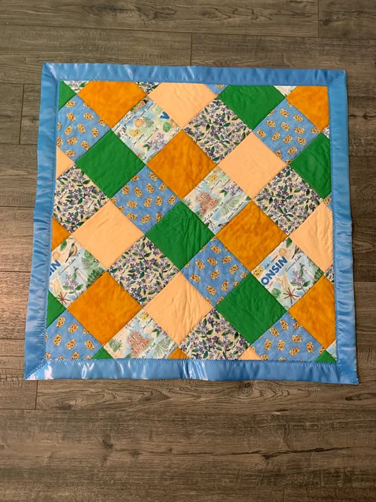 Tummy Time Quilt - Wisconsin