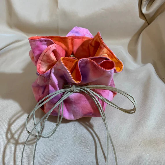 Cinch Pouch - Pink/Purple Tie Dye